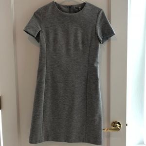 Uniqlo Grey Short Sleeve Sheath Dress, Small